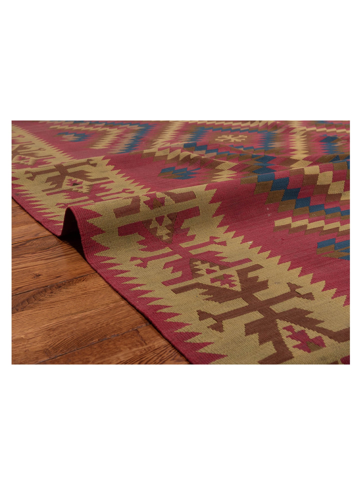 Kilvana Red Beige 7.8x12.11 Hand Woven Rug