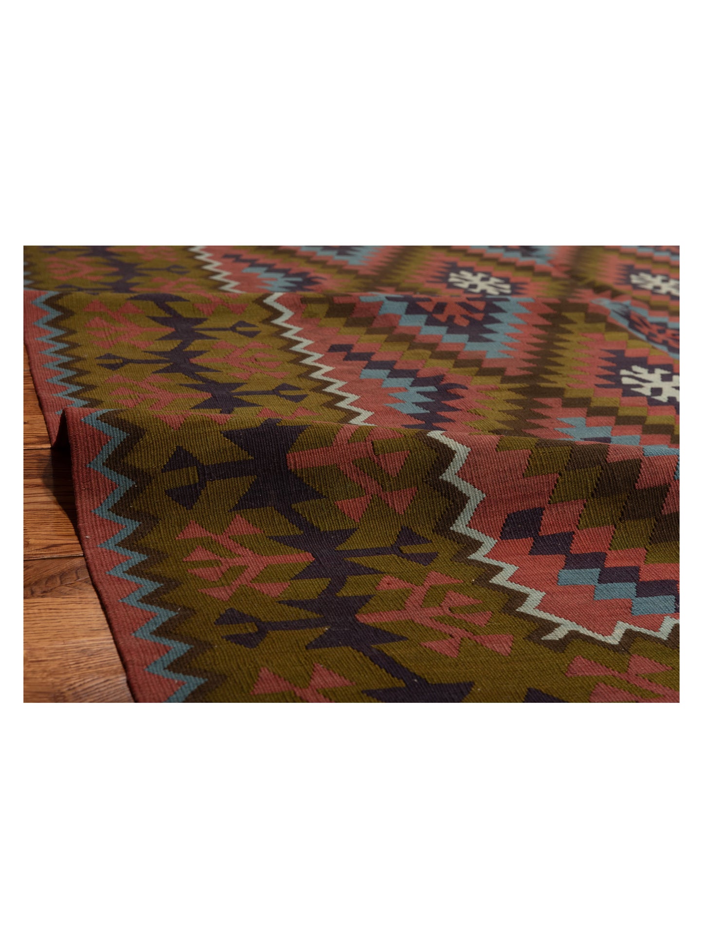 Blossara Kilim Multi 6x13 Hand Woven Rug