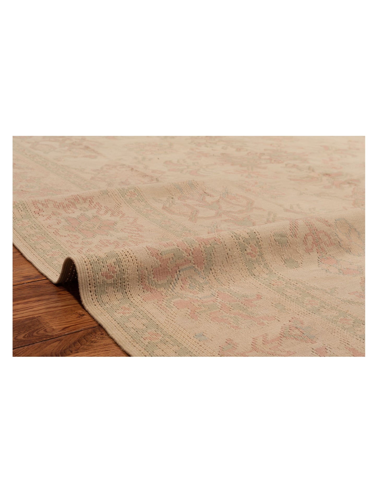 Kilvana Cream Light Brown 8x10.3 Hand Woven Rug