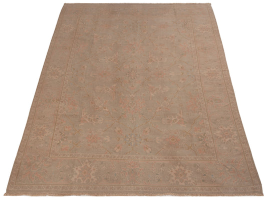 Kilvana Light Brown Light Brown 9x11.9 Hand Woven Rug
