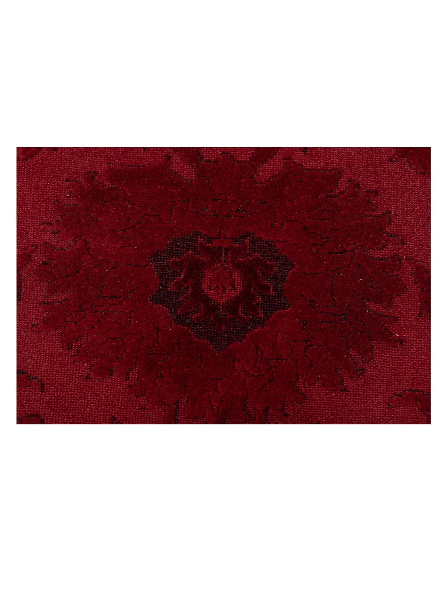 Vintage Red 10.7x13.7 Hand Knotted Rug