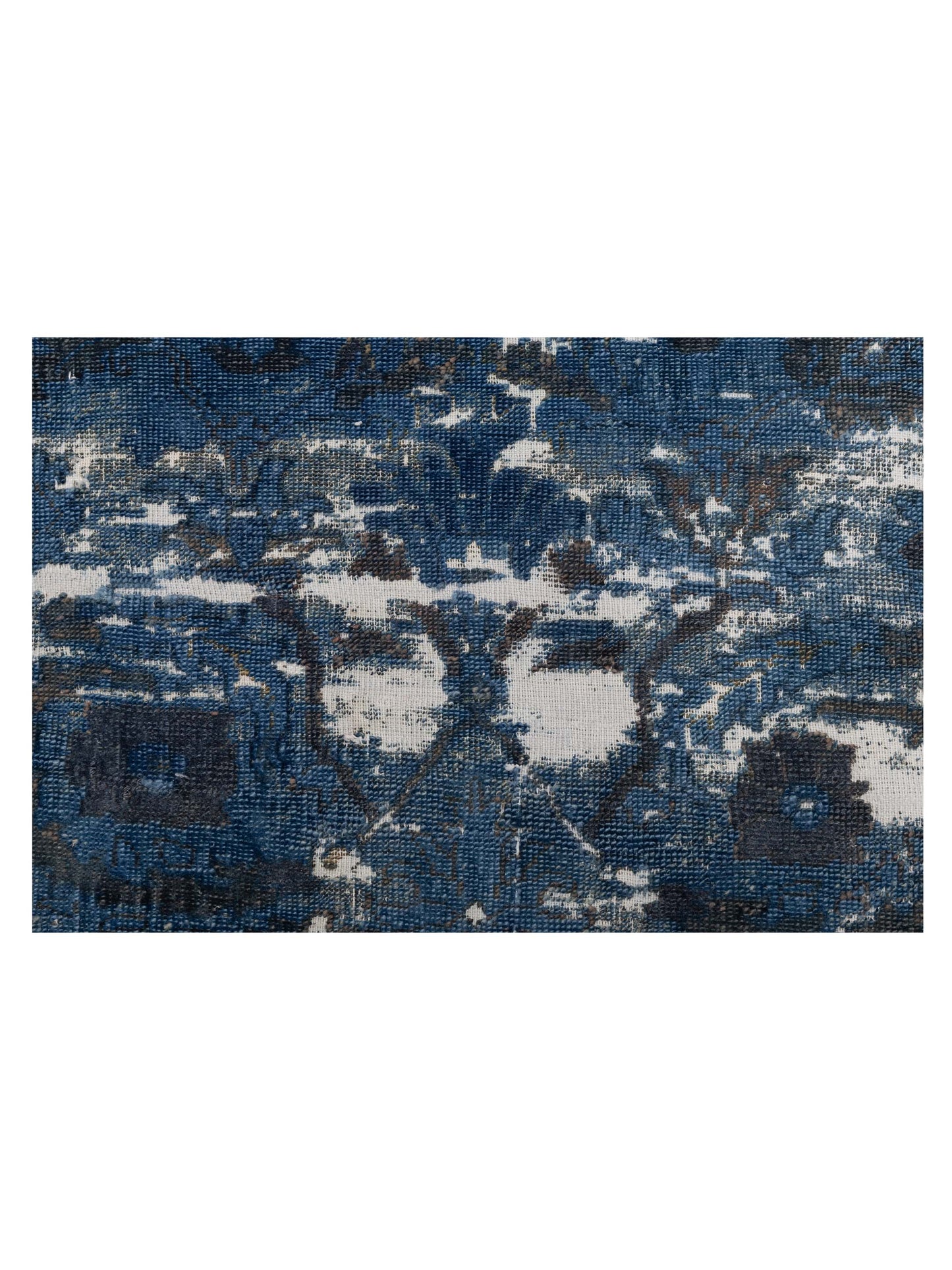Vintage Dark Blue 9.9x12.10 Hand Knotted Rug