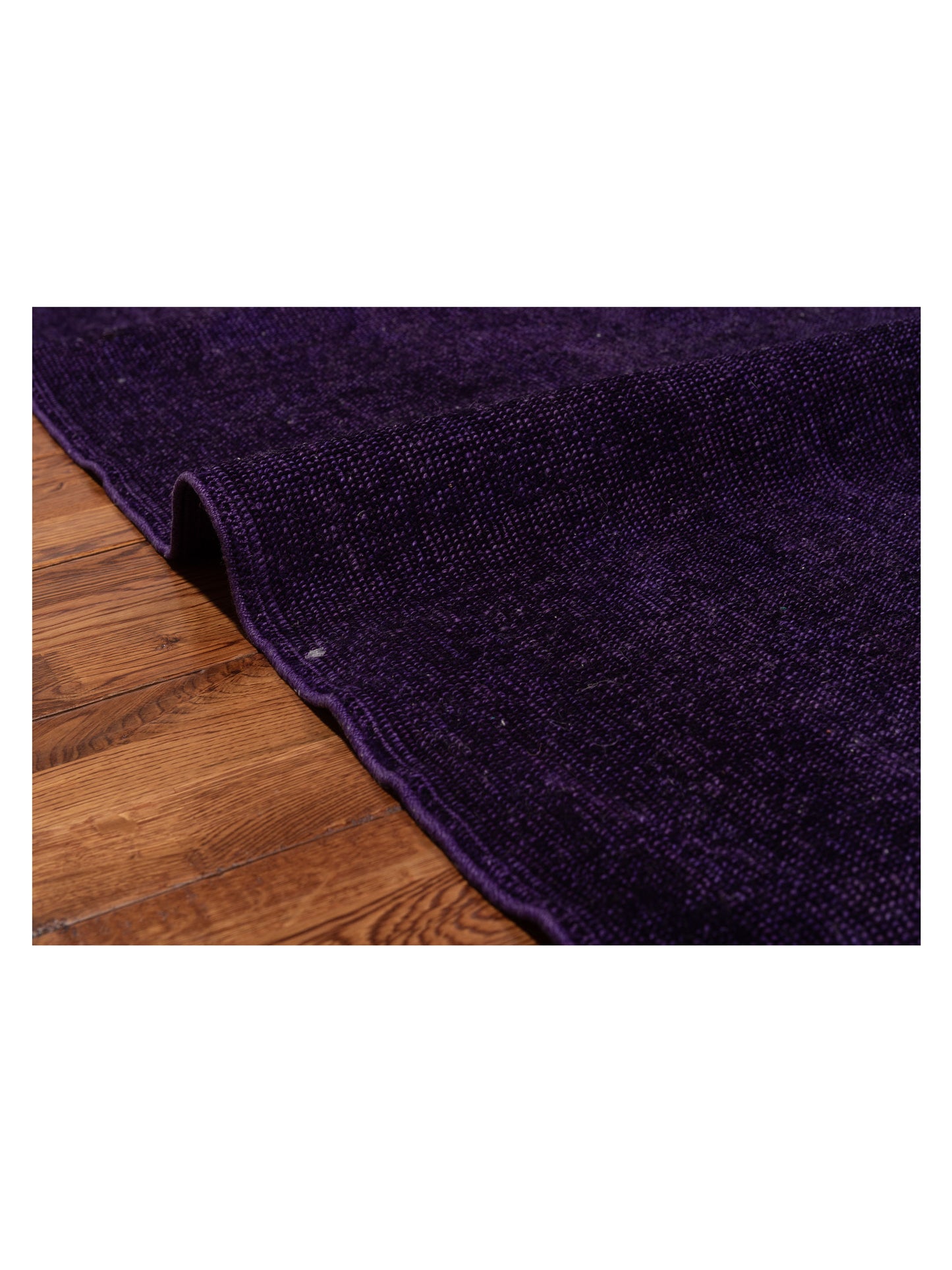 Vintage Purple Purple 8.4x9.4 Hand Knotted Rug