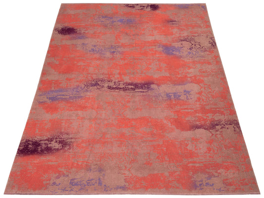 Vintage Pink 9.6x11.4 Hand Knotted Rug