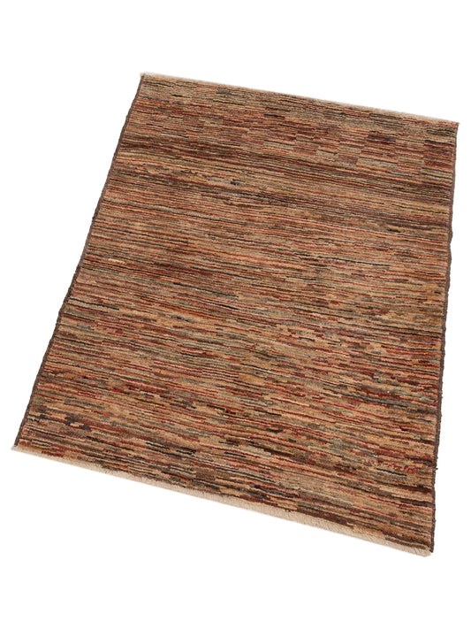 Gabbeh Multi 3.5x4.8 Hand Knotted Rug