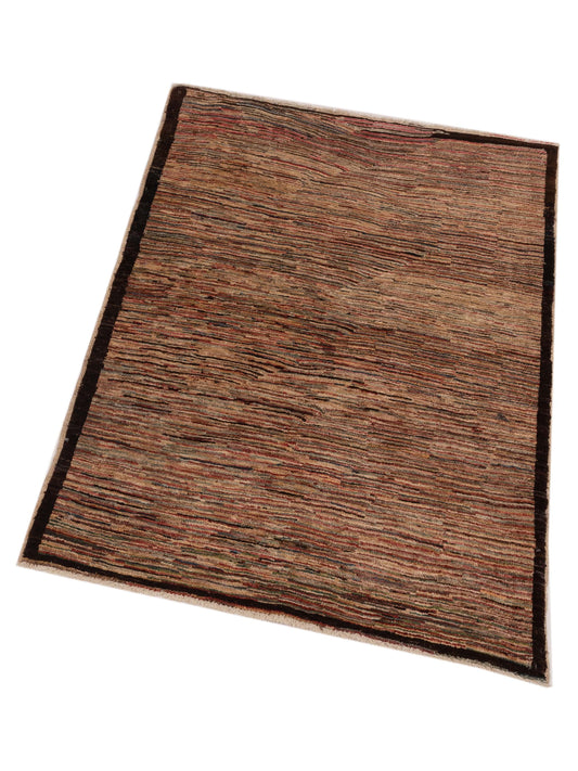 Gabbeh Multi 3.6x4.9 Hand Knotted Rug