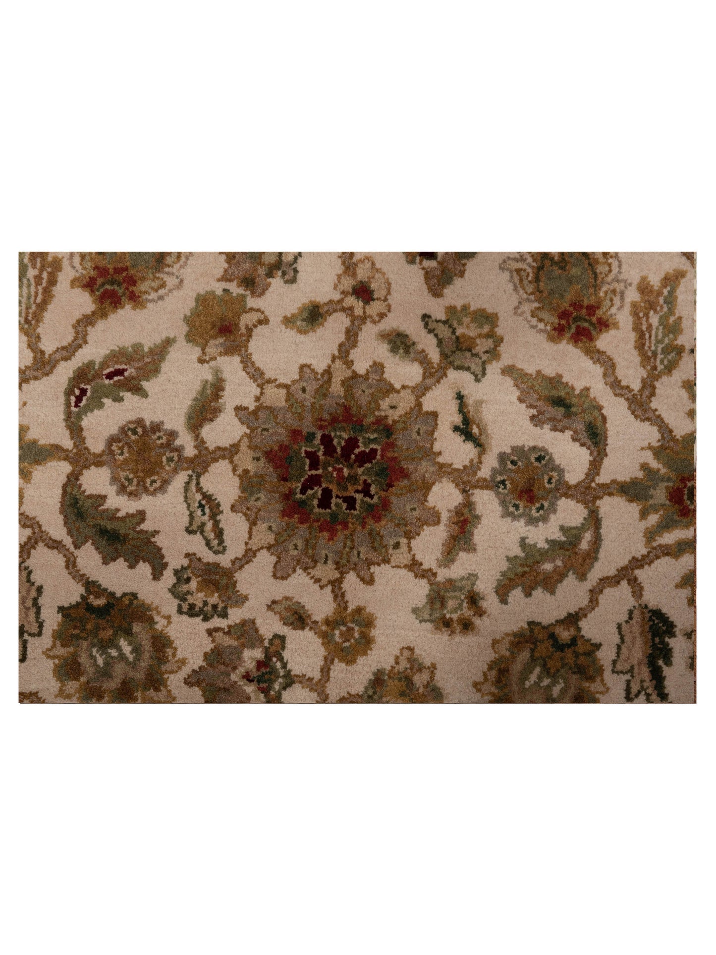 Corvella Ivory Beige 8.3x9.11 Hand Knotted Rug