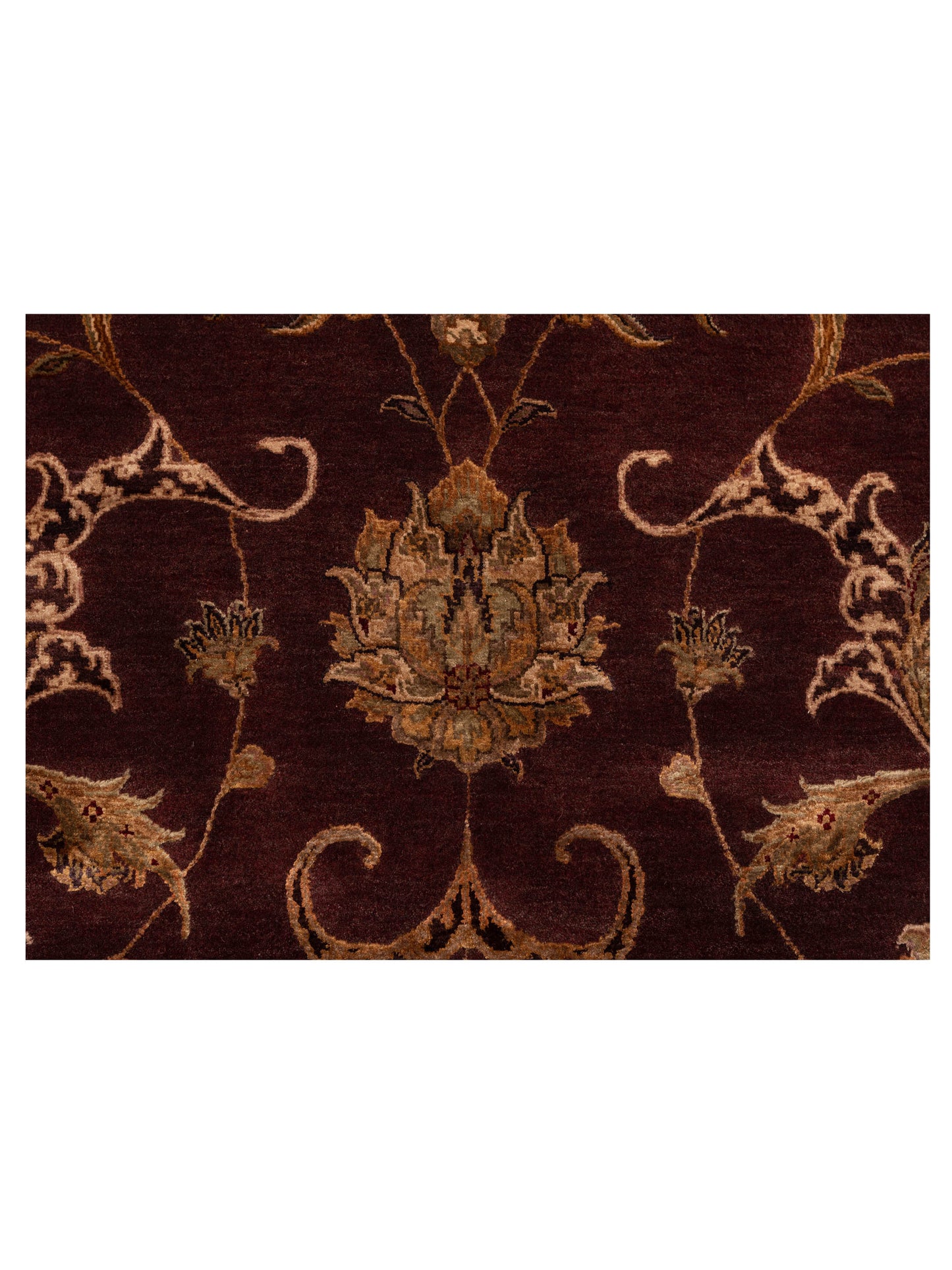 Javira Silk Plum Beige 8.8x11.11 Hand Knotted Rug