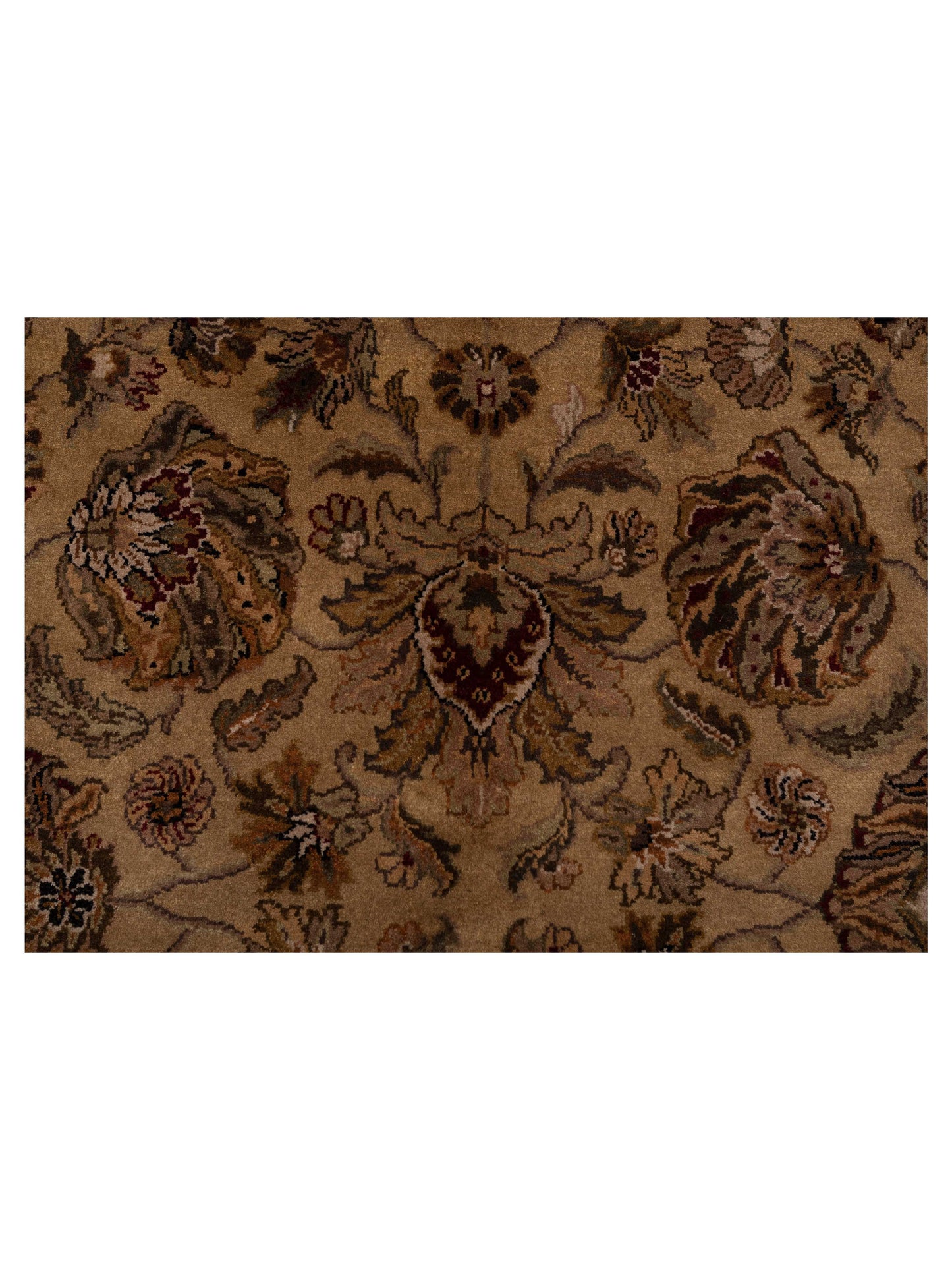 Corvella Light Brown Red 8.2x9.11 Hand Knotted Rug