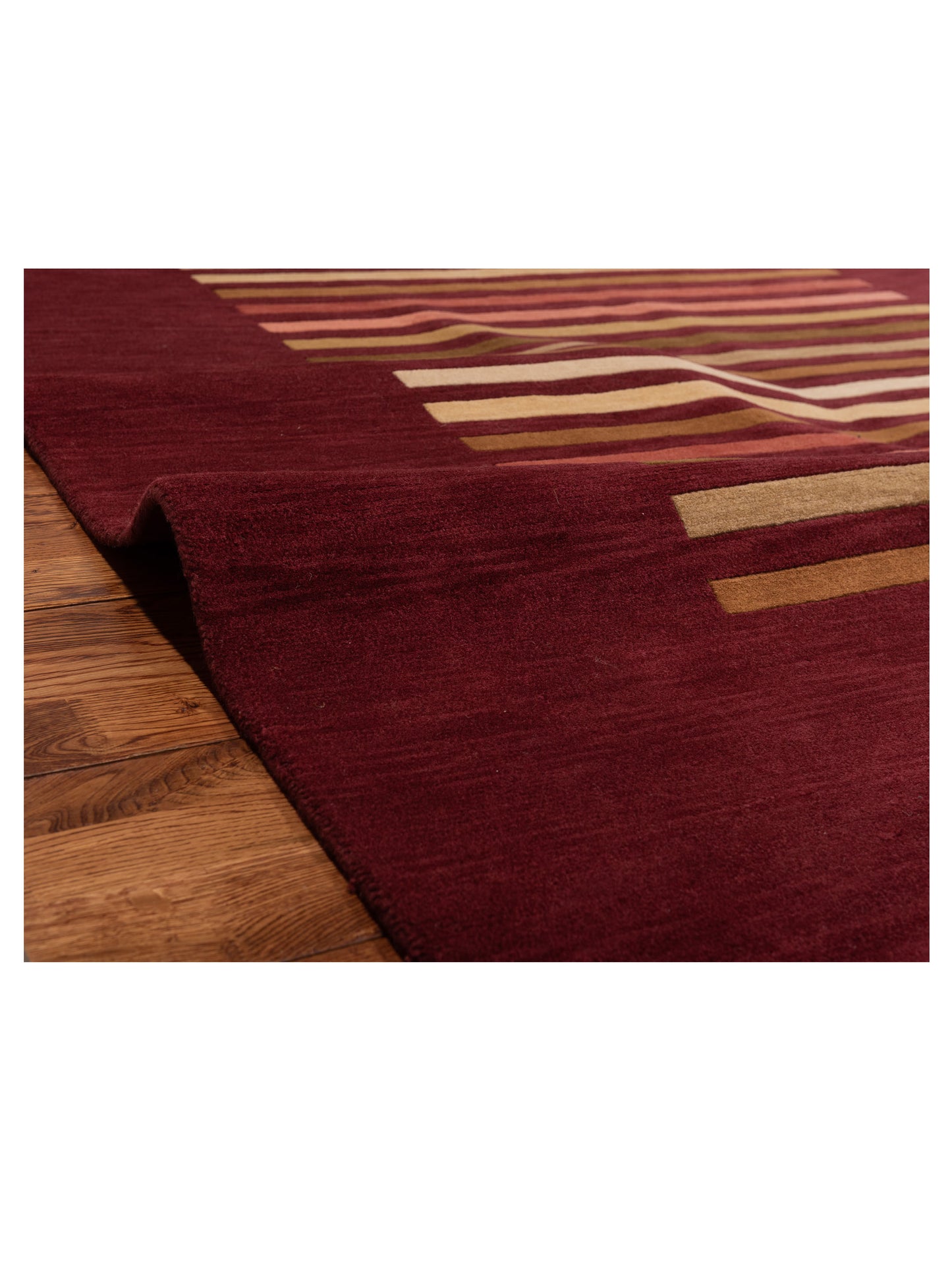 Tibarra Red 6x9.3 Hand Knotted Rug