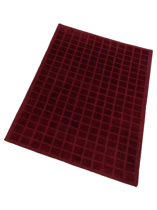 Tibarra Red 6.2x8.7 Hand Knotted Rug