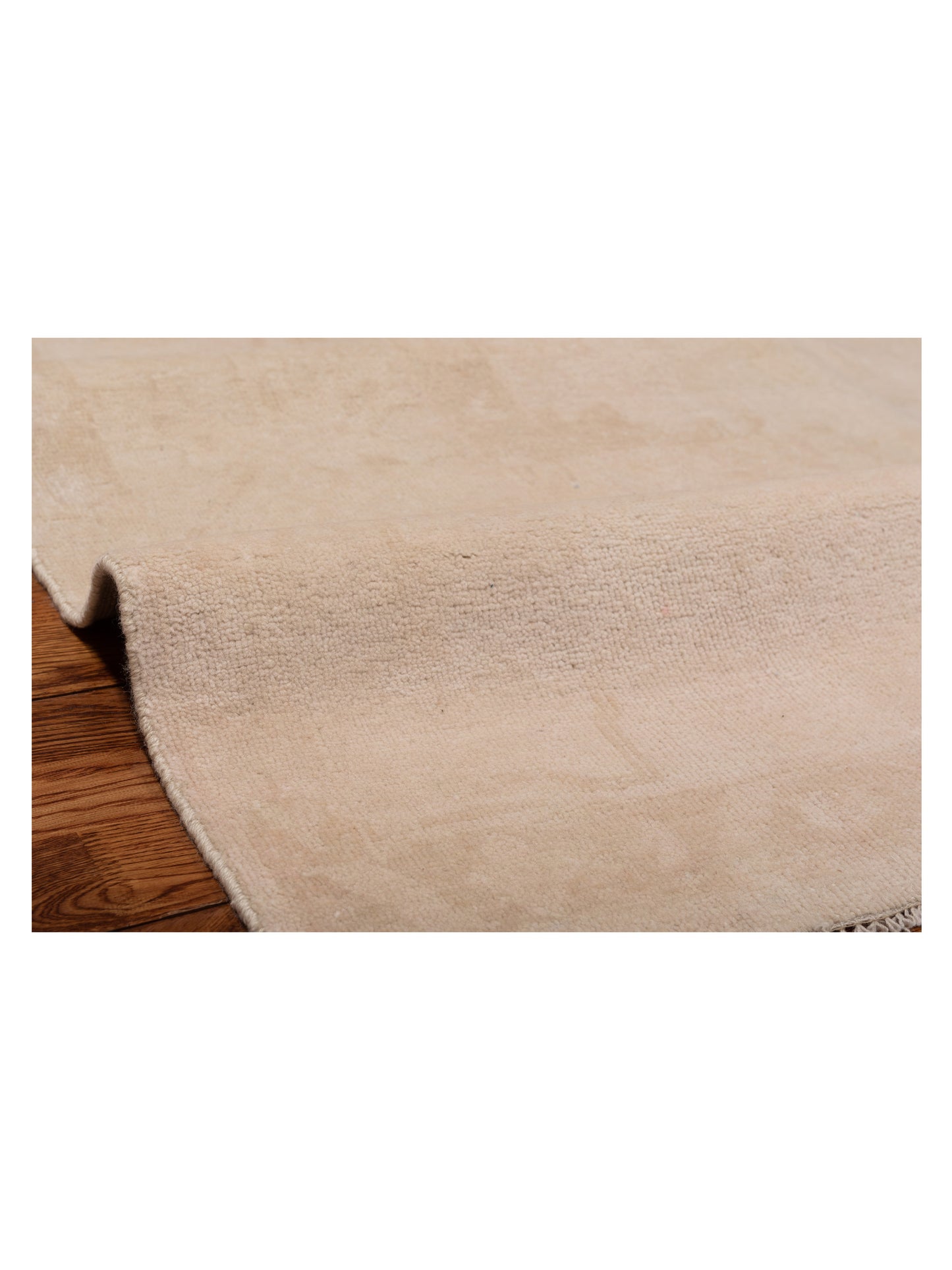 Oushara Cream Cream 8x11.4 Hand Knotted Rug
