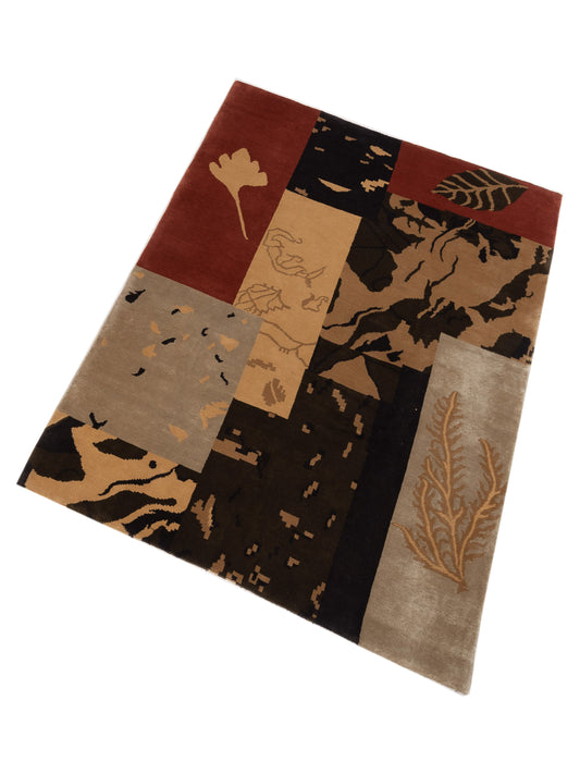 Tibarra Multi 5.8x7.10 Hand Knotted Rug