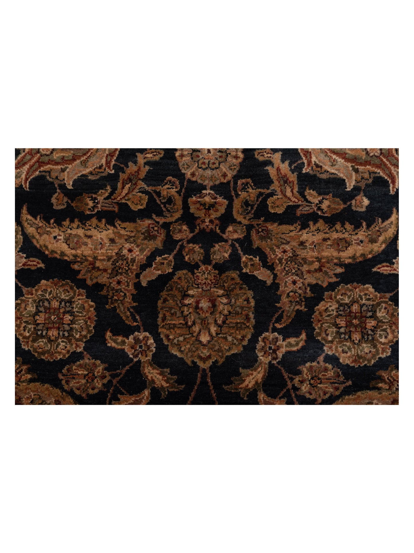 Sansira Charcoal Silver 9x12 Hand Knotted Rug