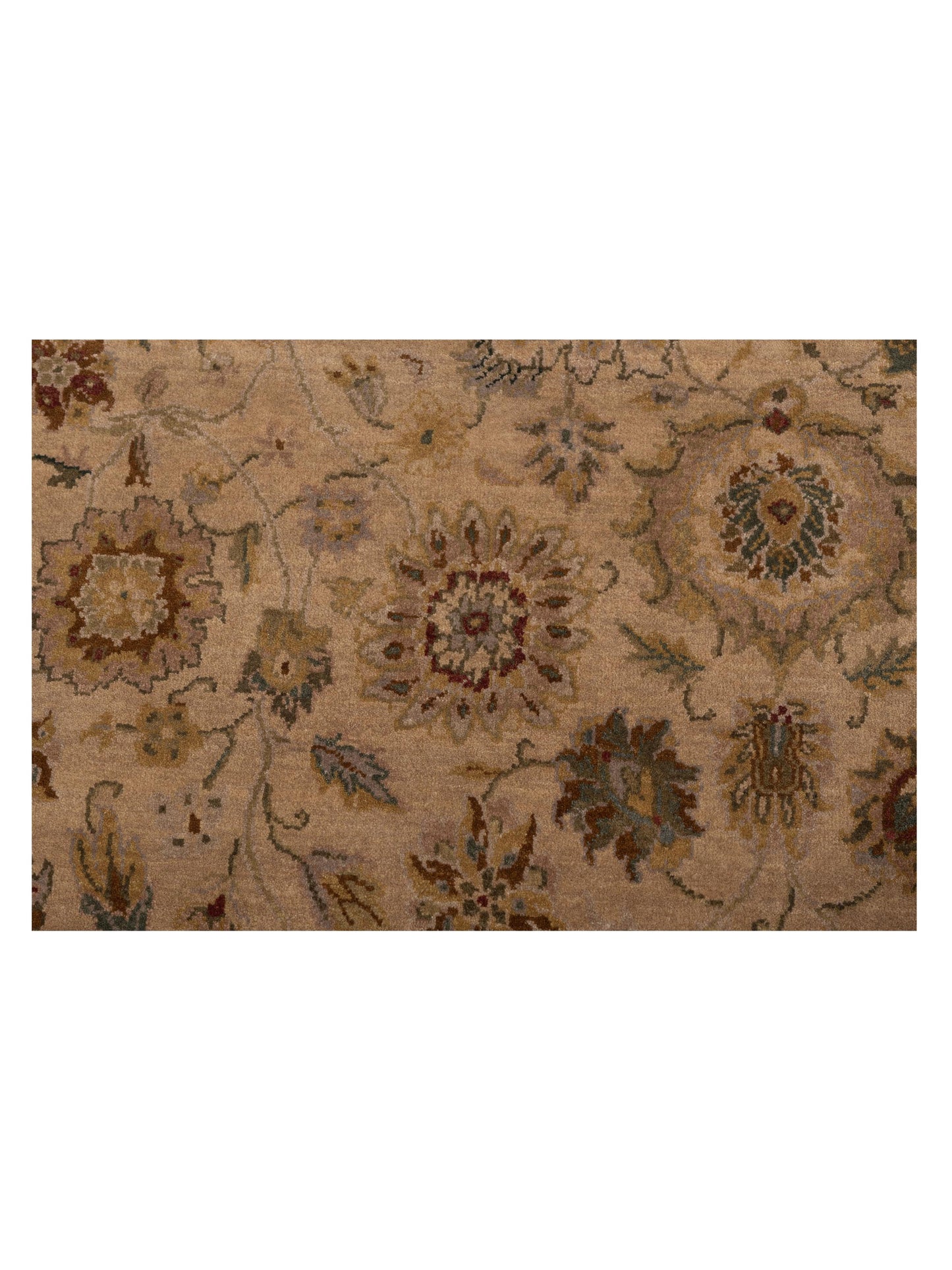 Corvella Beige Gold 6x9.3 Hand Knotted Rug