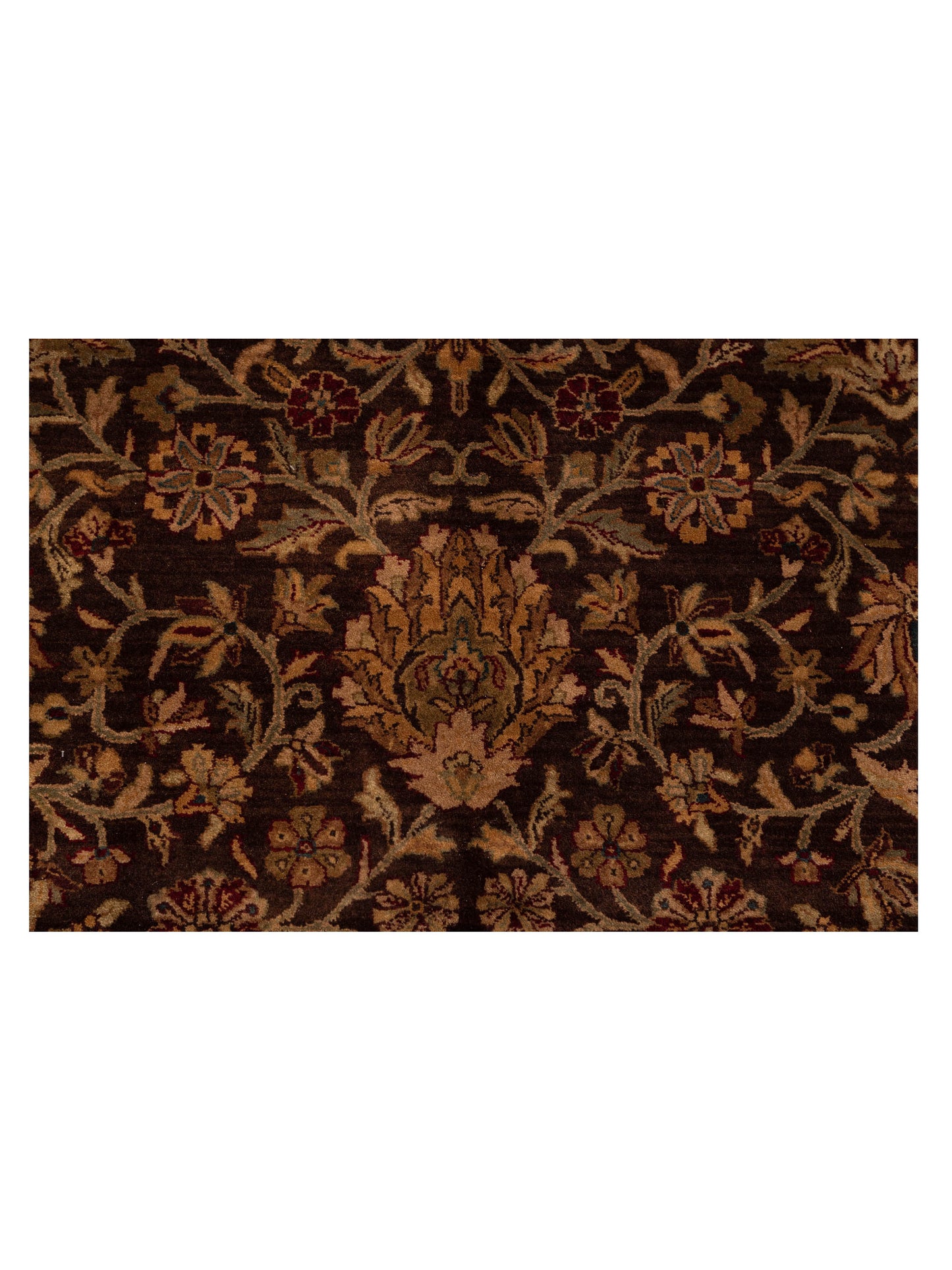 Sansira Brown Beige 9x11.11 Hand Knotted Rug