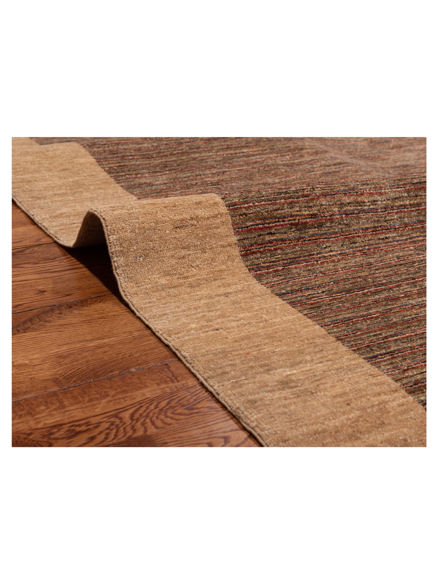 Terralin Brown Beige 5.10x8.4 Hand Knotted Rug