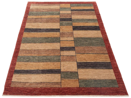 Terralin Multi Multi 6.8x8.10 Hand Knotted Rug