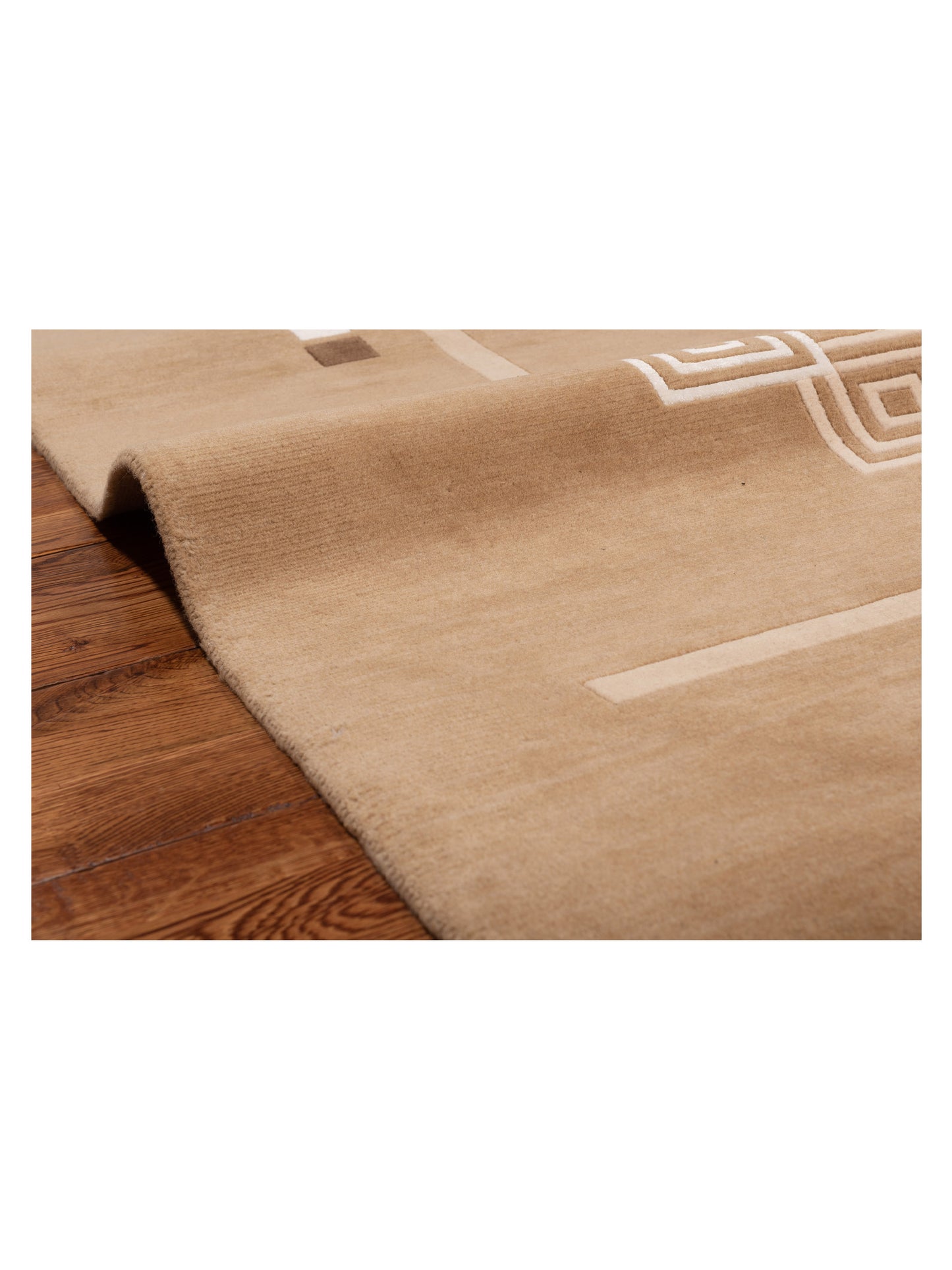 Tibarra Beige 8.2x11.5 Hand Knotted Rug