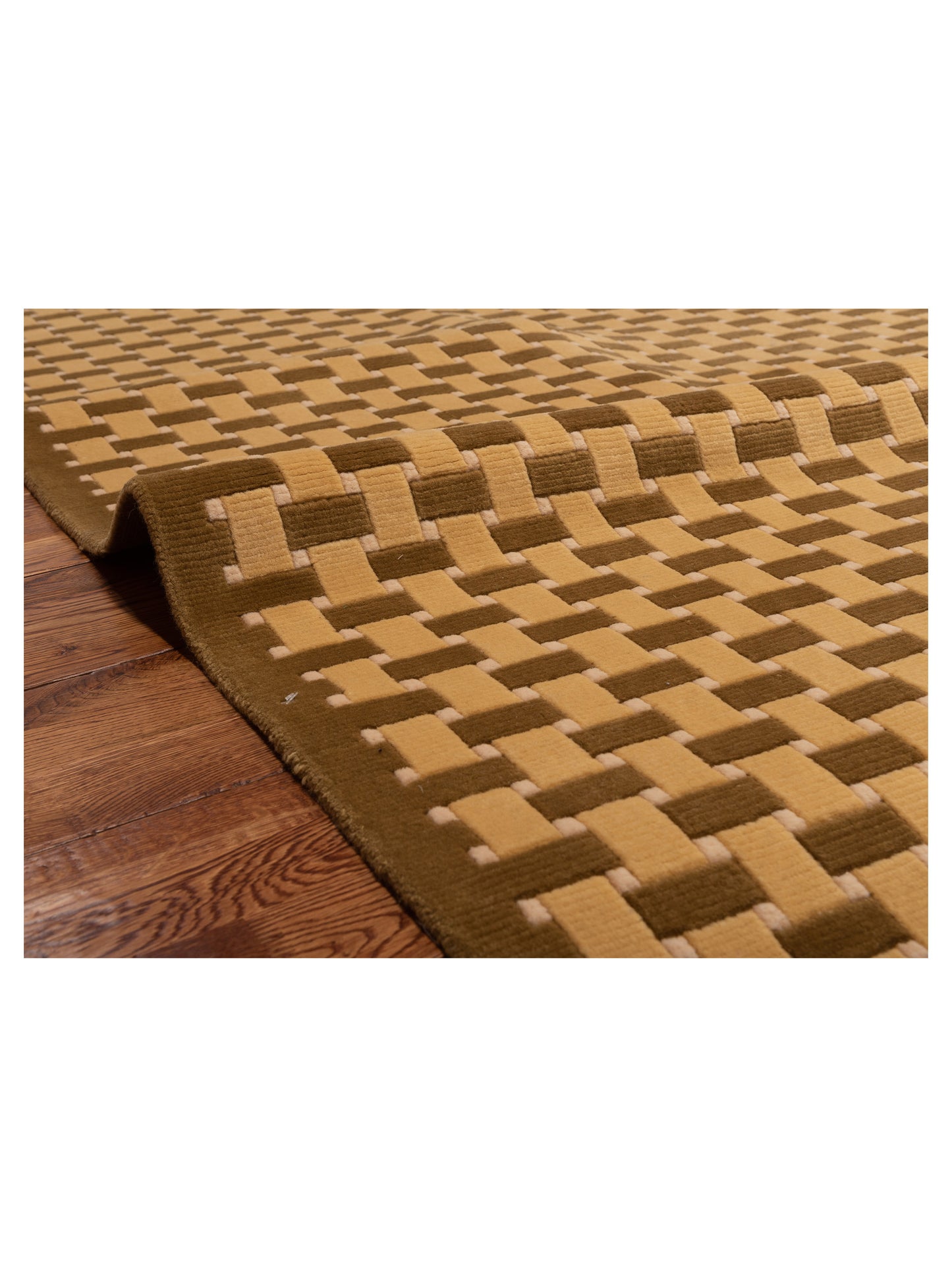 Tibarra Gold Olive 8.1x9.9 Hand Knotted Rug