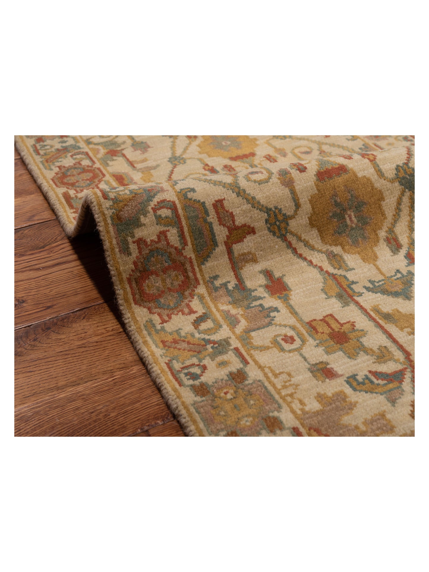 Modeva Beige Beige 2x4 Hand Knotted Rug