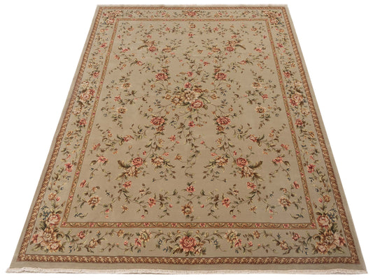 Artalya Silver 8.1x10 Hand Knotted Rug