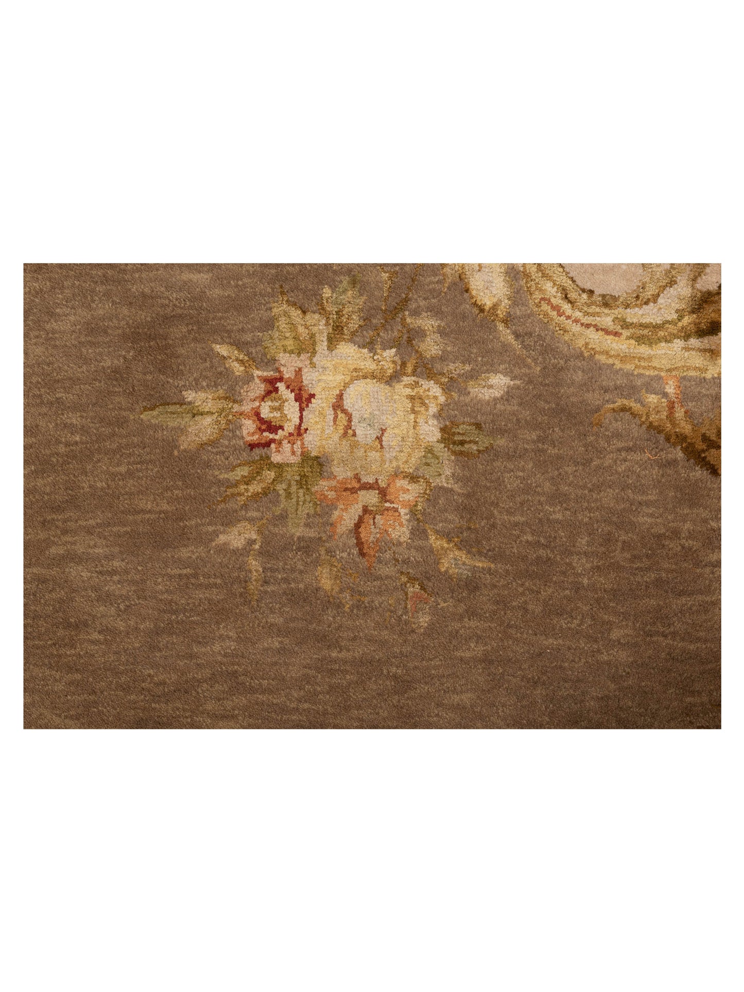 Javira Silk Tobacco Beige 7.10x9.10 Hand Knotted Rug