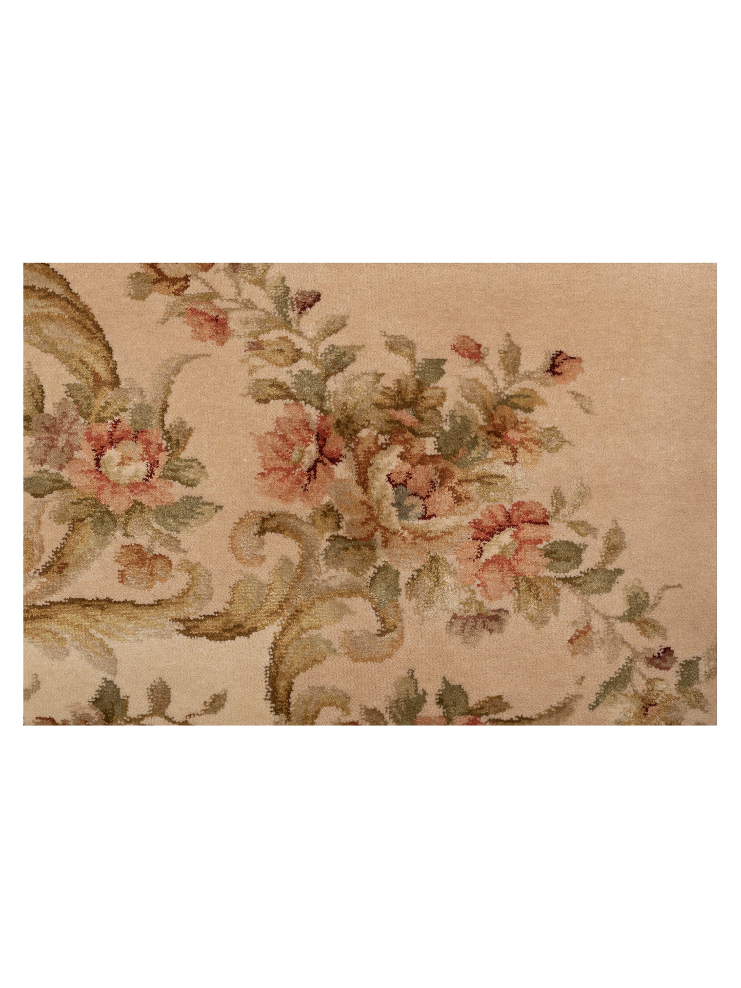 Javira Silk Beige Beige 8.2x10.2 Hand Knotted Rug