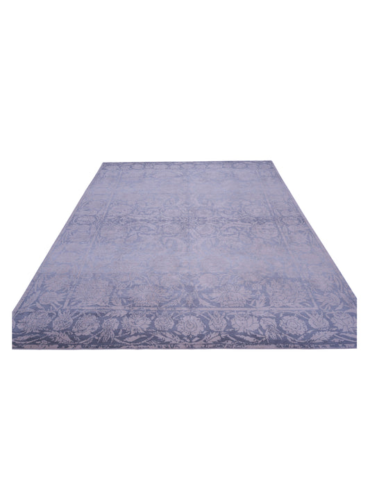 Tamara Sage Green Sage Green 9x12 Hand Knotted Rug