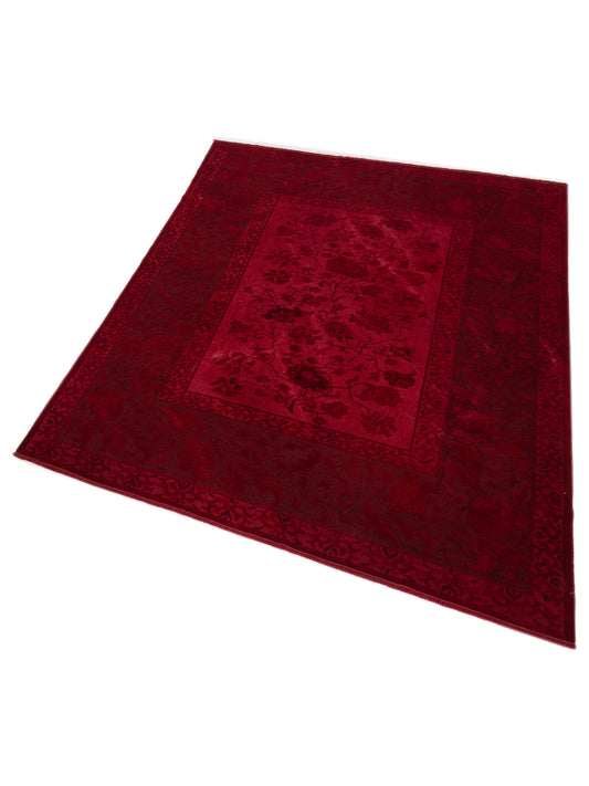 Vintage Red 6.10x8.2 Hand Knotted Rug