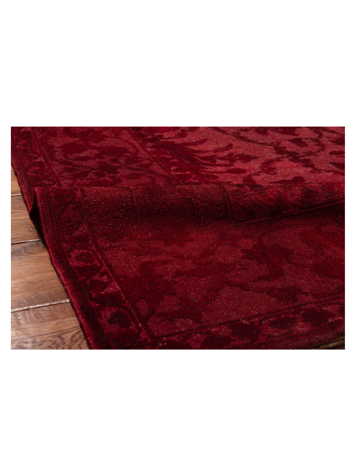 Vintage Red 6.3x9.5 Hand Knotted Rug