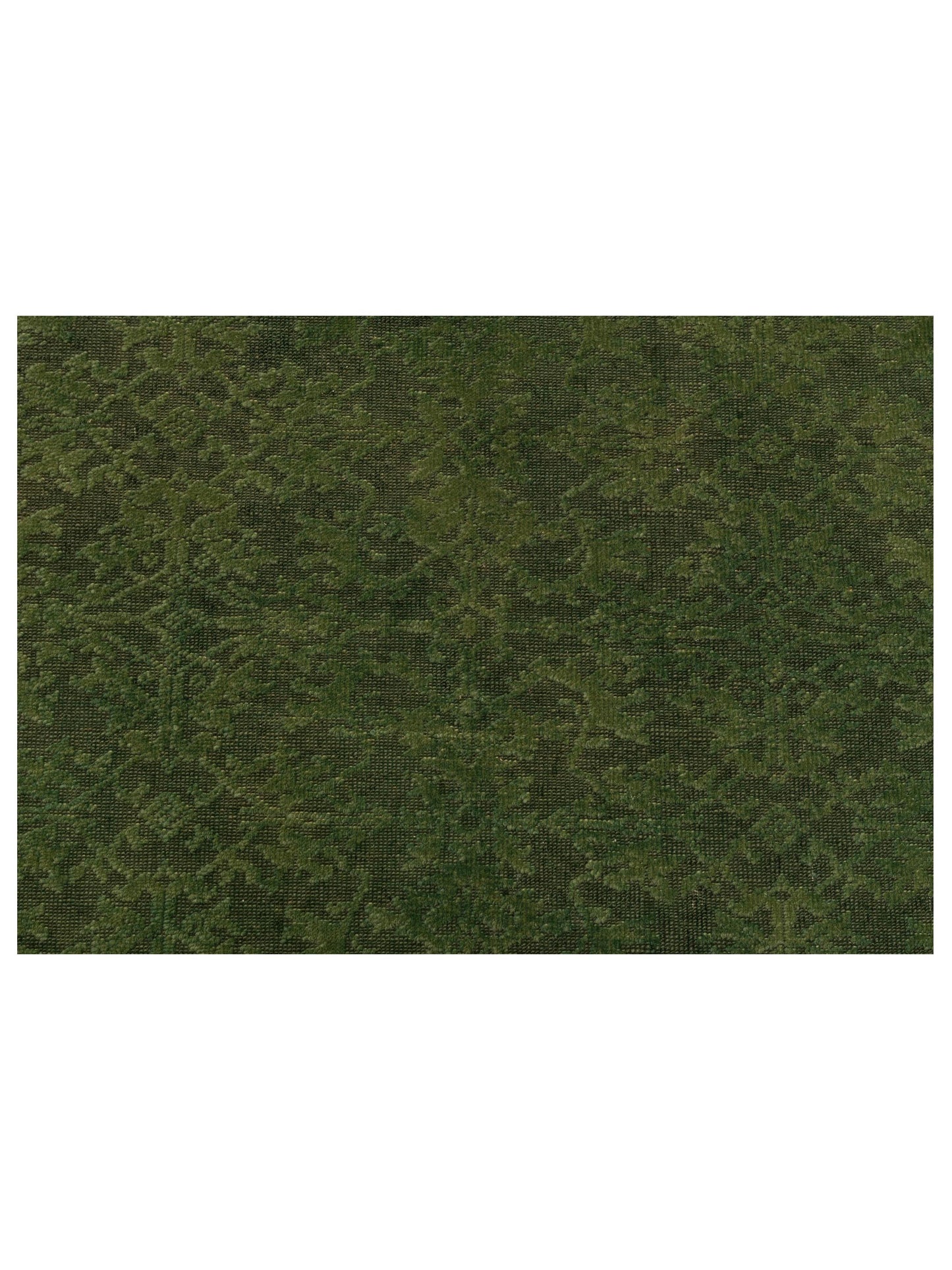 Vintage Green 6.10x8.1 Hand Knotted Rug