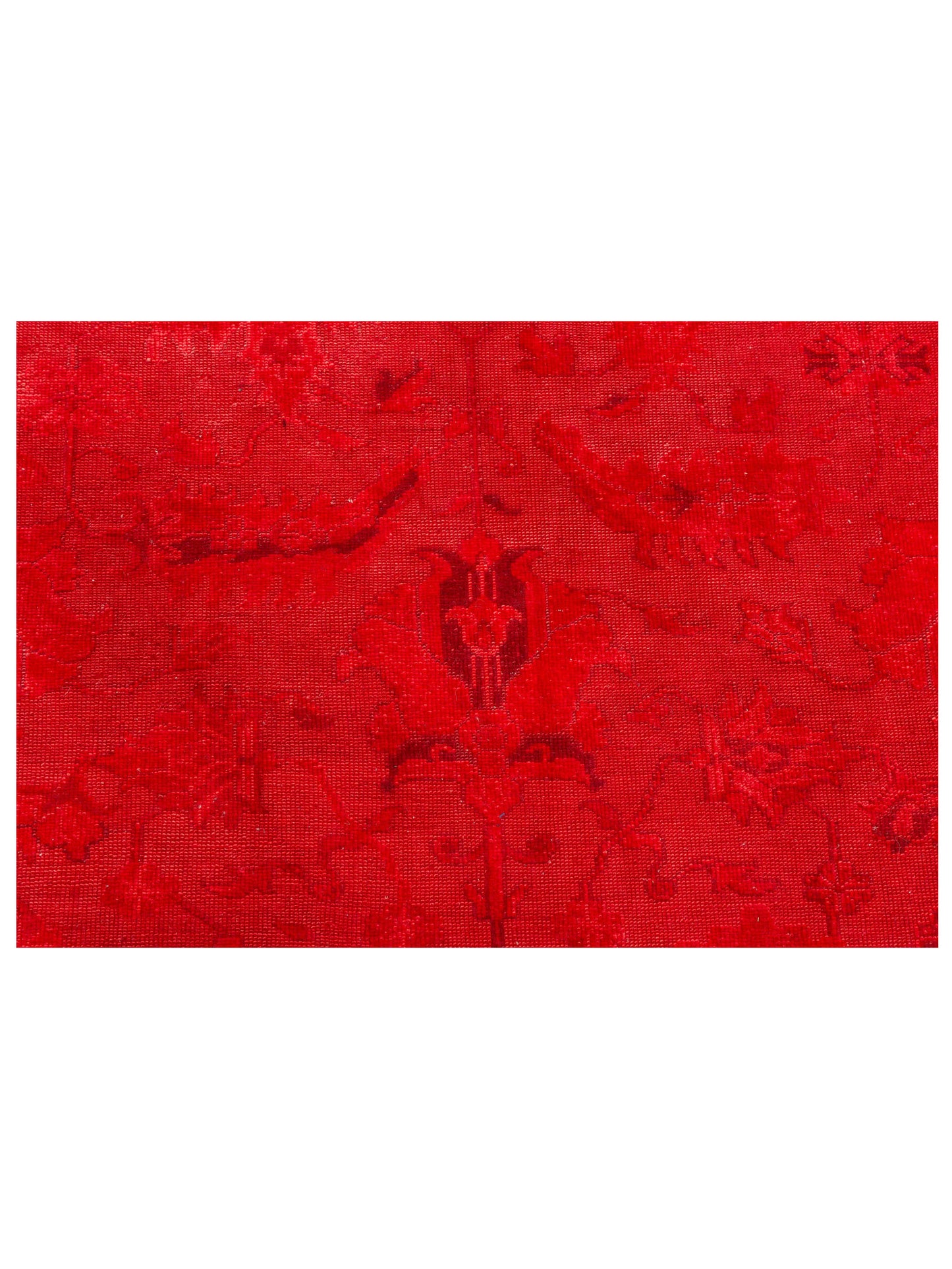 Vintage Red 6x8.9 Hand Knotted Rug