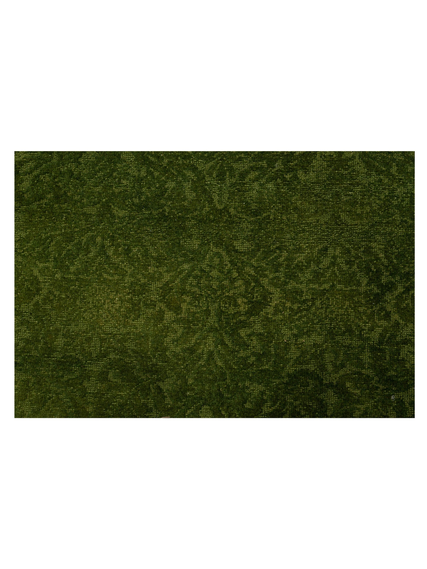 Rechromia Green Green 9.4x11.10 Hand Knotted Rug