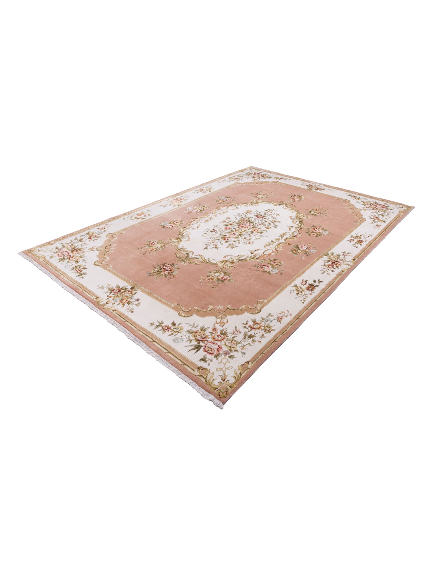 Artalya Brown Ivory 9x13.4 Hand Knotted Rug