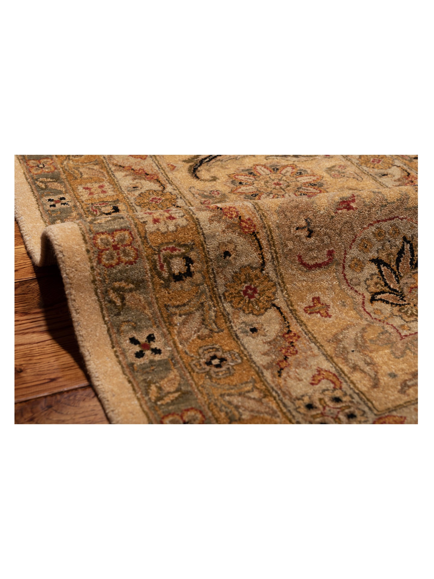 Jallira Multi 13.4x17.3 Hand Knotted Rug