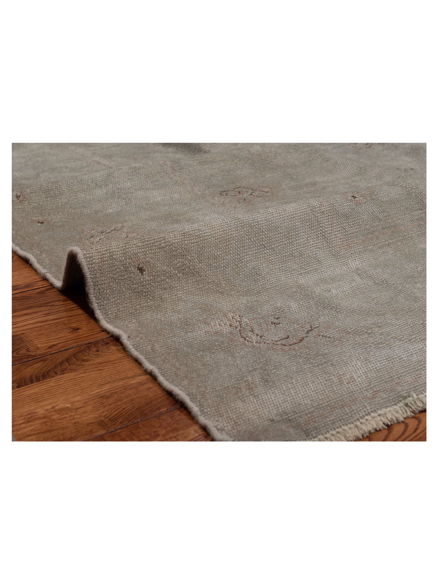 Vintage Silver 8.5x11.5 Hand Knotted Rug