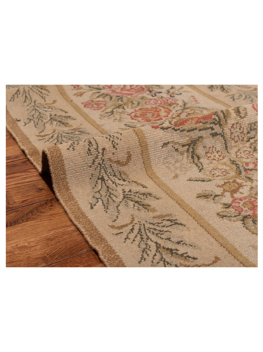 Petalyn Ivory Cream 2.6x10.9 Hand Knotted Rug