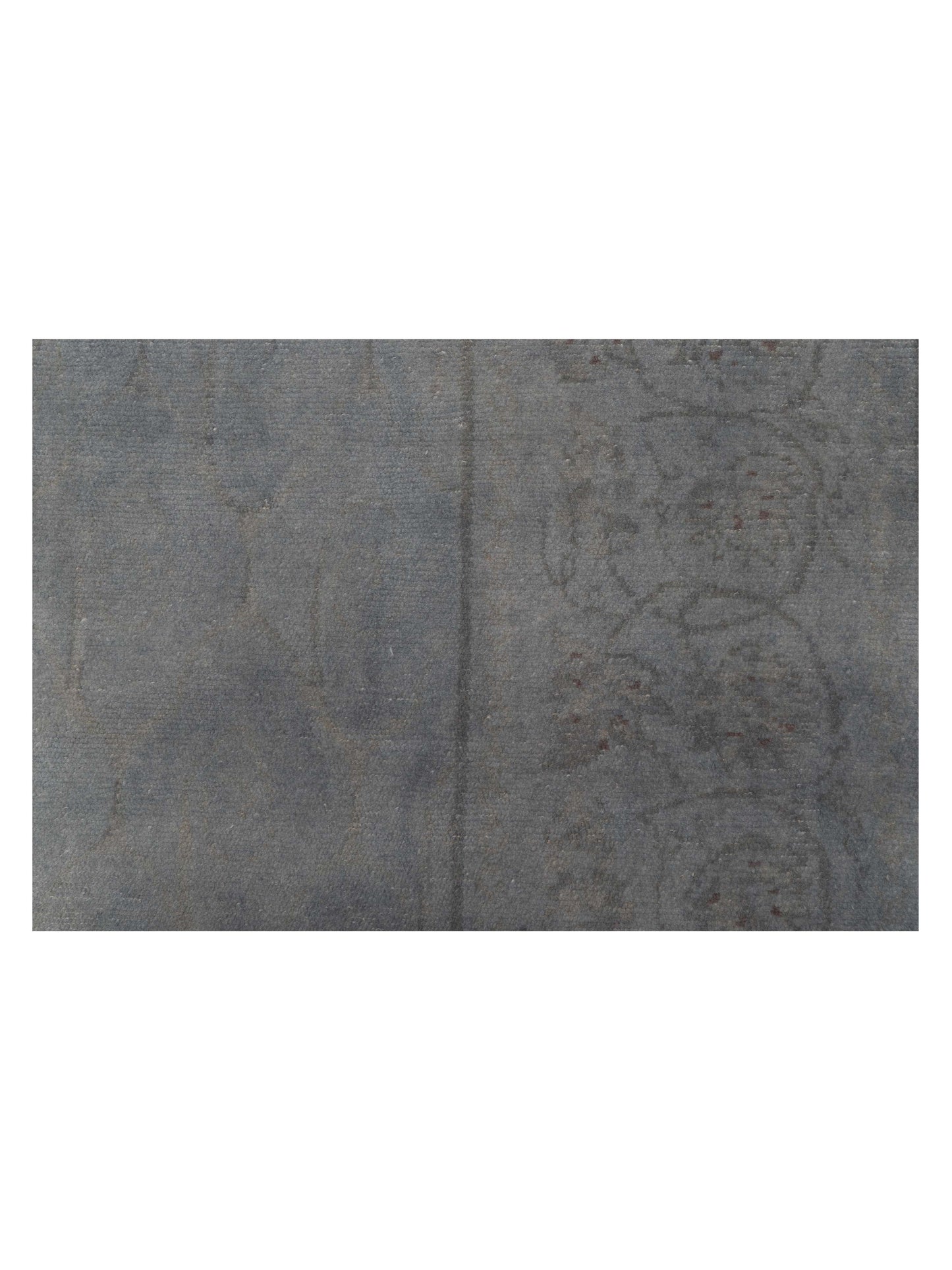 Vintage Gray 8.1x10.1 Hand Knotted Rug