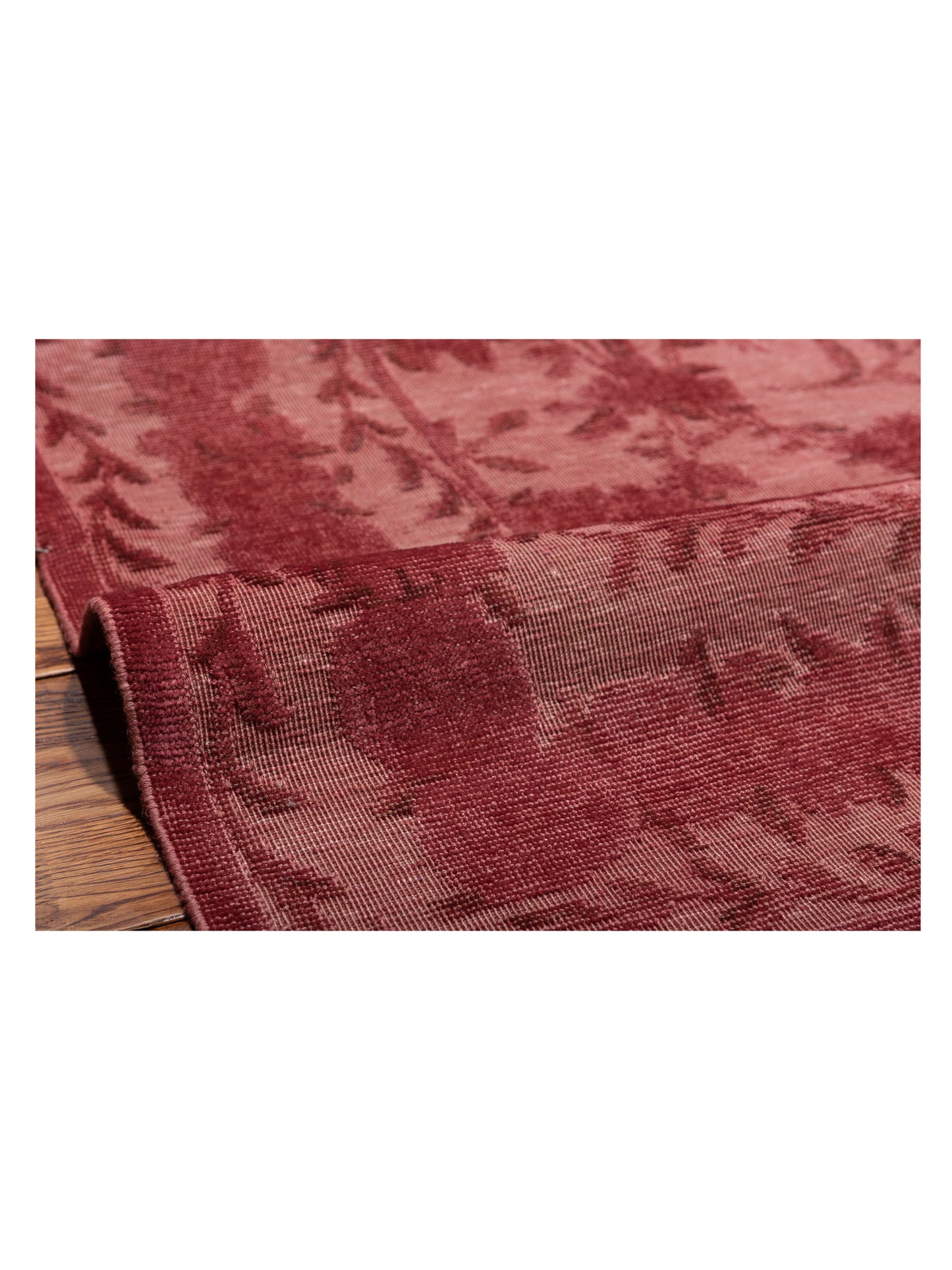 Vintage Pink 12.1x15.5 Hand Knotted Rug