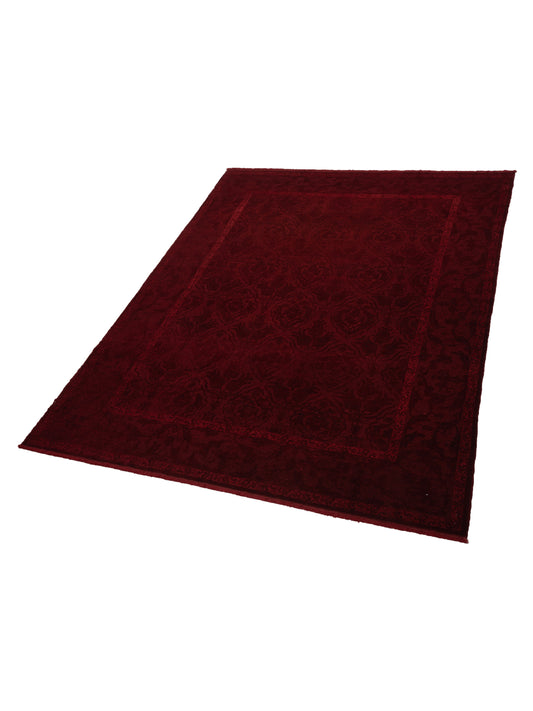 Rechromia Red Red 9.4x11.10 Hand Knotted Rug