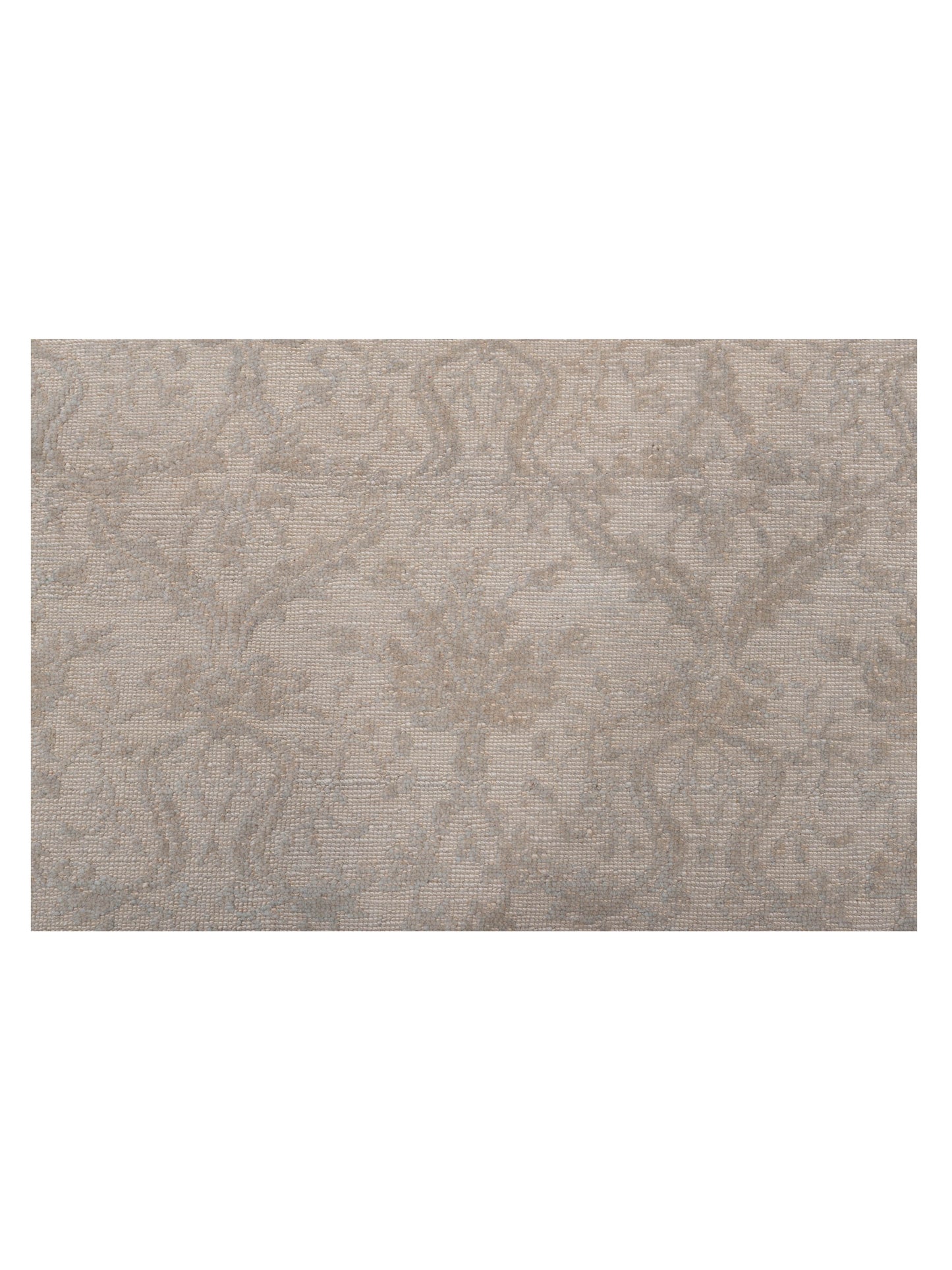 Rechromia Silver Gray 9.4x11.8 Hand Knotted Rug
