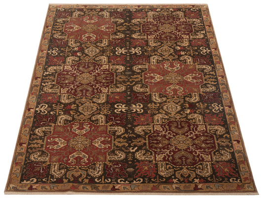 Antiqua Loom Multi Multi 6.2x8.10 Hand Knotted Rug