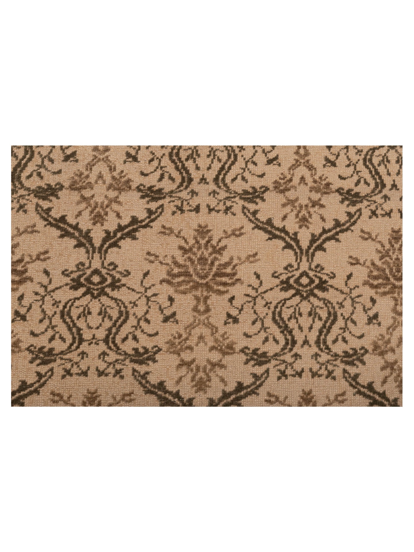 Antiqua Loom Beige Green 4.1x6.6 Hand Knotted Rug