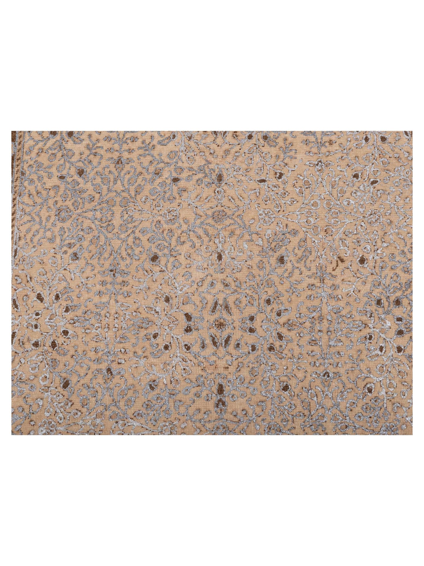 Vintage Beige 3.8x5.7 Hand Knotted Rug