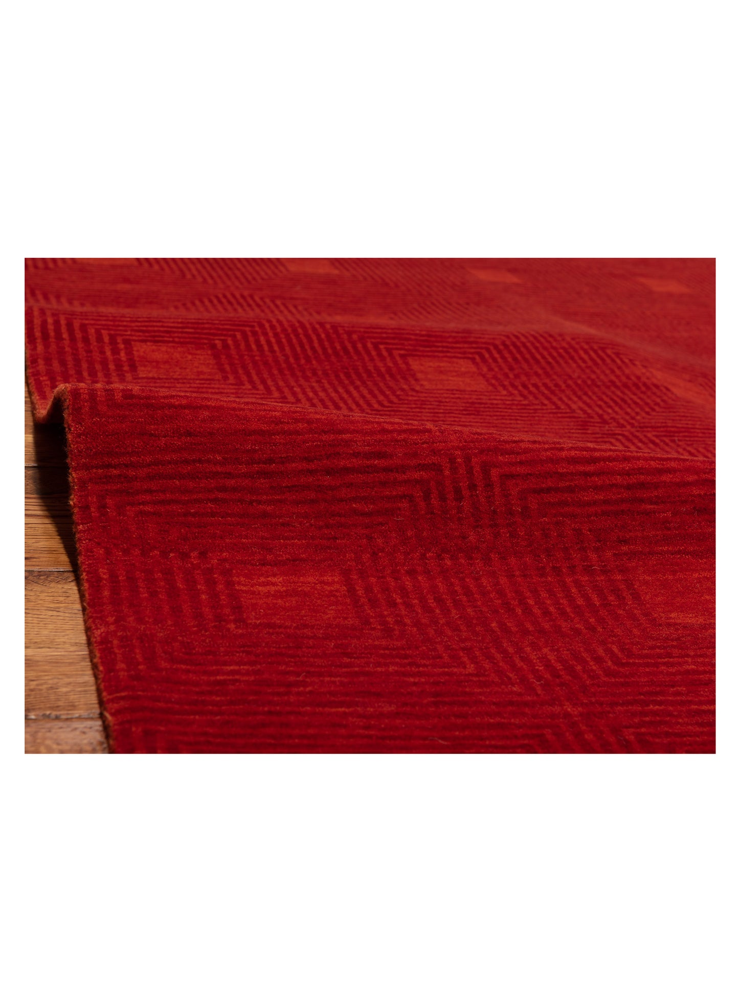 Loriyan Red 7.9x9.7 Hand Knotted Rug