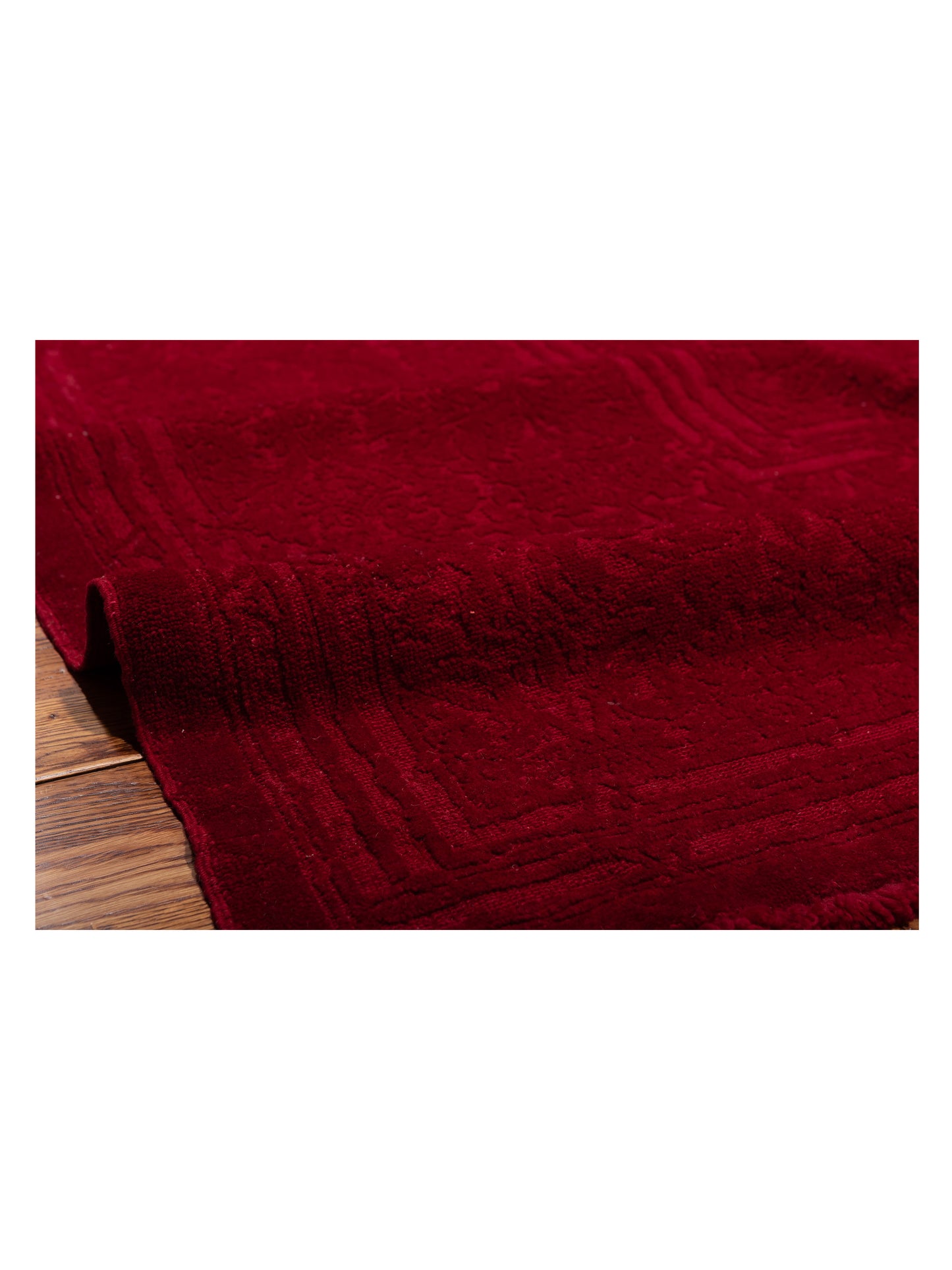 Rechromia Red Red 12x15.2 Hand Knotted Rug