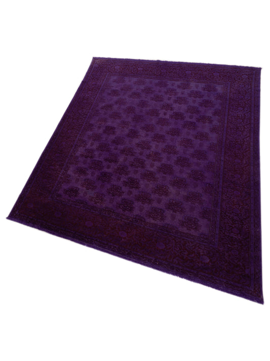 Vintage Purple 6.10x8.3 Hand Knotted Rug