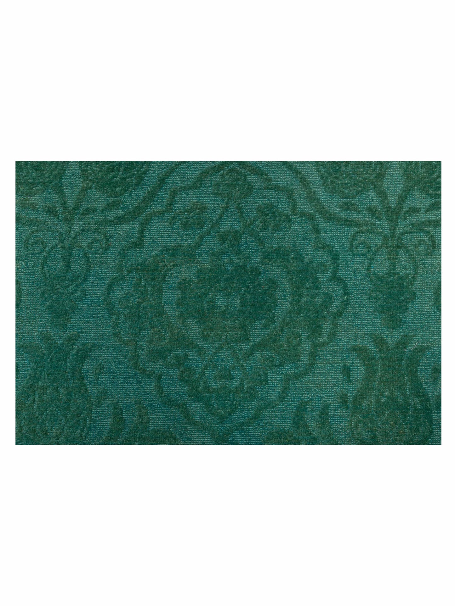 Rechromia Turquoise Turquoise 8.4x9.8 Hand Knotted Rug