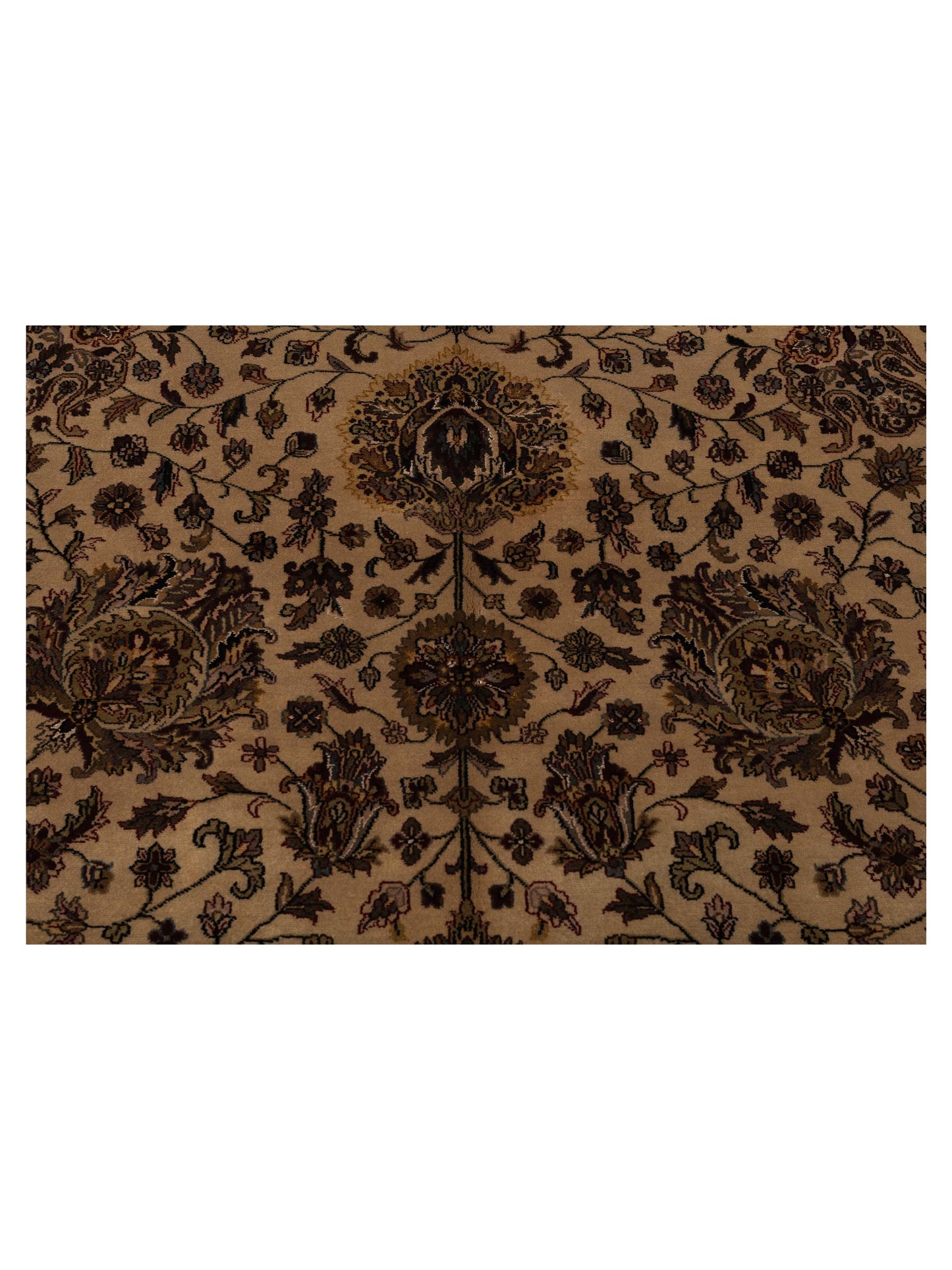 Sansira Beige Brown 8x10.1 Hand Knotted Rug